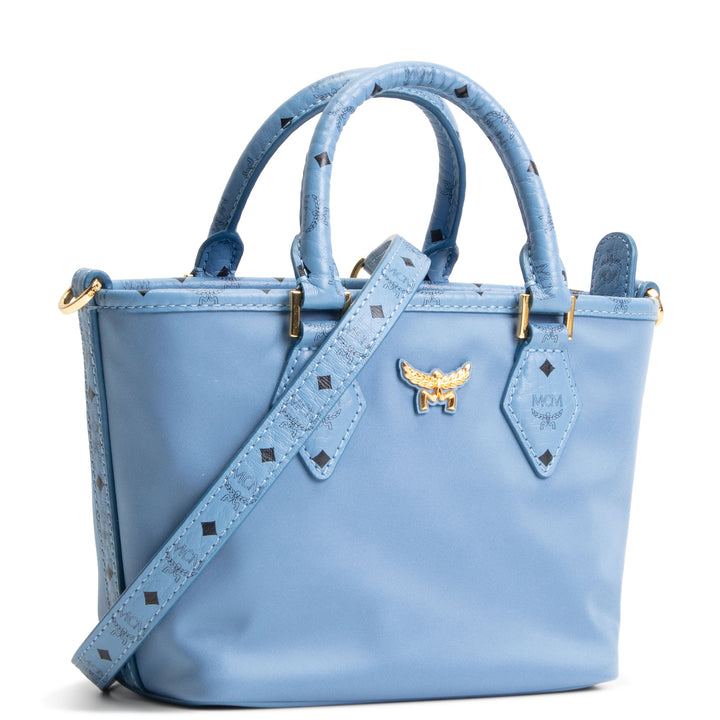 MCM X-Mini Nylon Aren Shopper - Blue