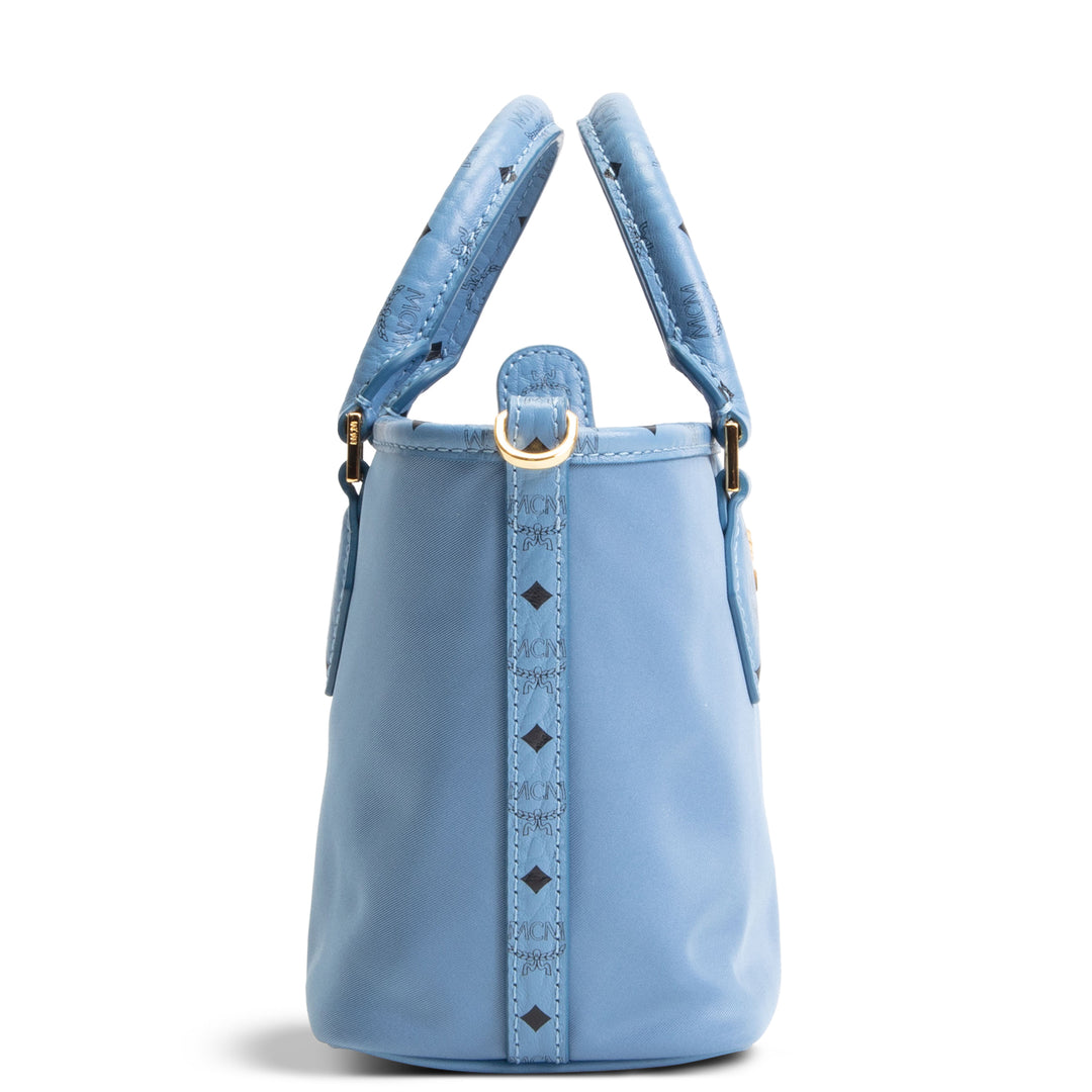MCM X-Mini Nylon Aren Shopper - Blue