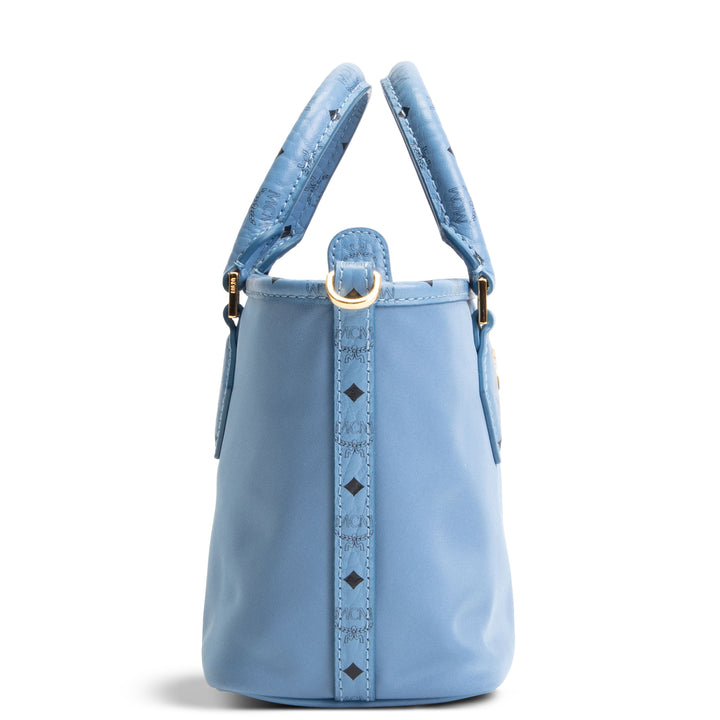 MCM X-Mini Nylon Aren Shopper - Blue
