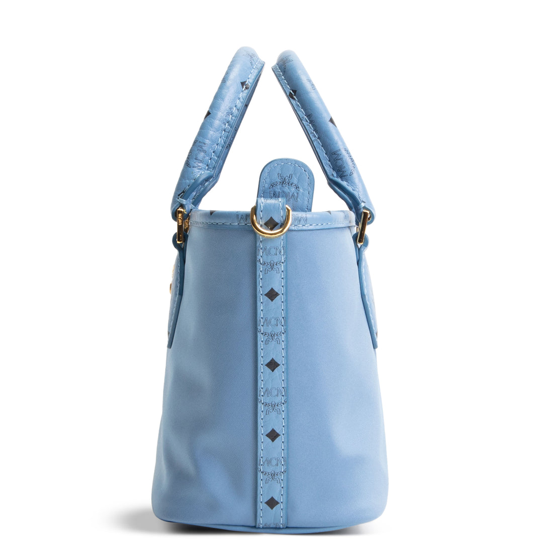 MCM X-Mini Nylon Aren Shopper - Blue