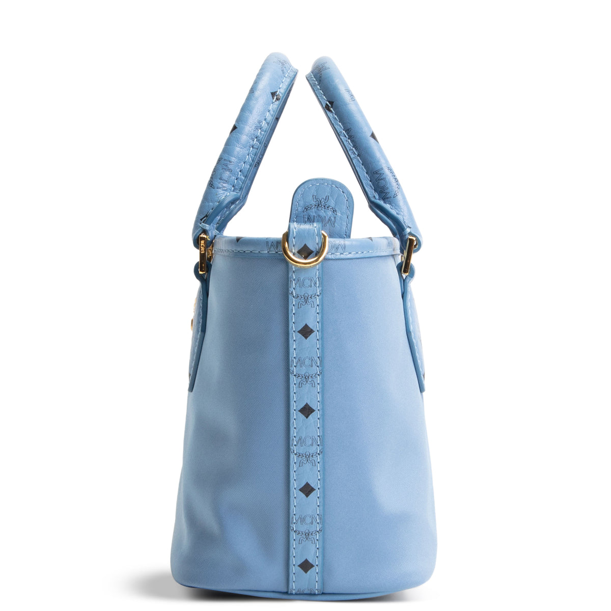 MCM X-Mini Nylon Aren Shopper - Blue