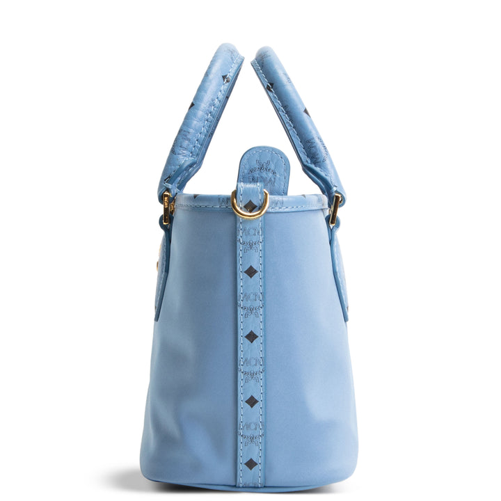 MCM X-Mini Nylon Aren Shopper - Blue