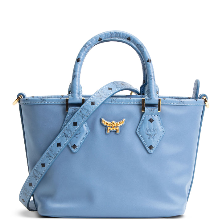 MCM X-Mini Nylon Aren Shopper - Blue