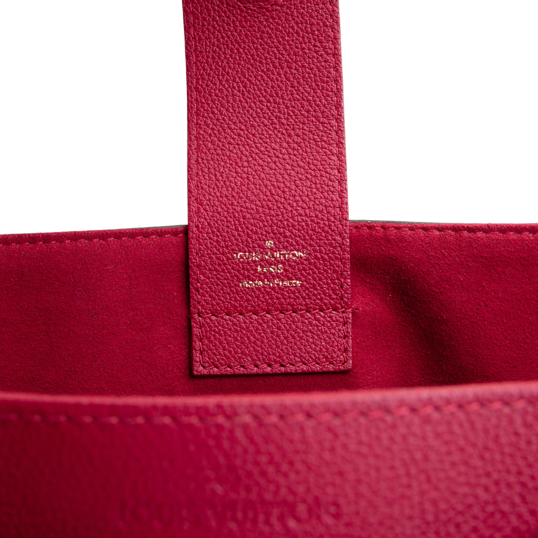 LOUIS VUITTON Damier Ebene Riverside Tote - Cranberry