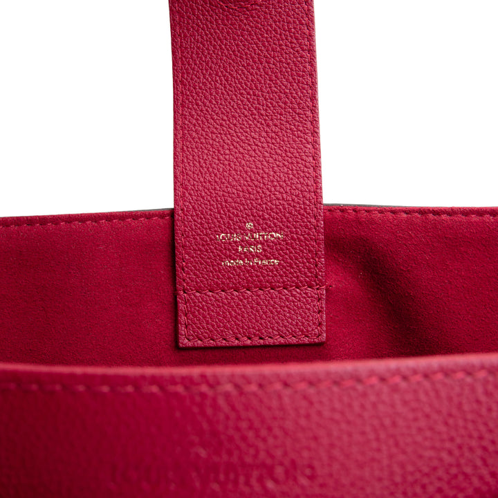 LOUIS VUITTON Damier Ebene Riverside Tote - Cranberry