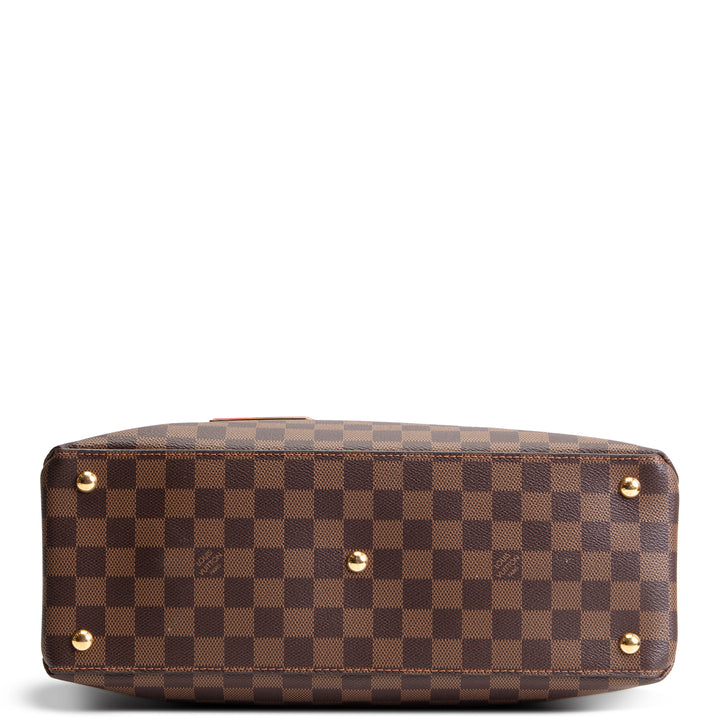 LOUIS VUITTON Damier Ebene Riverside Tote - Cranberry
