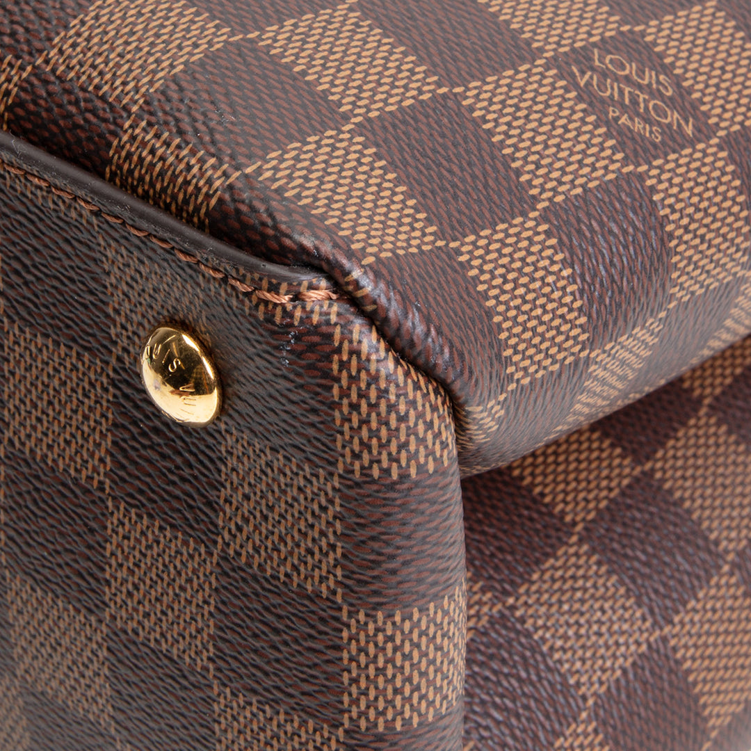 LOUIS VUITTON Damier Ebene Riverside Tote - Cranberry