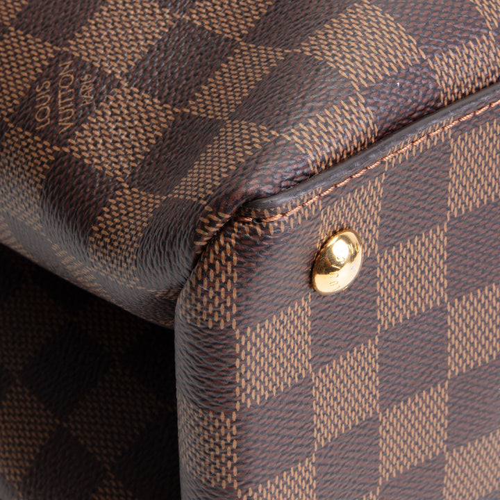 LOUIS VUITTON Damier Ebene Riverside Tote - Cranberry
