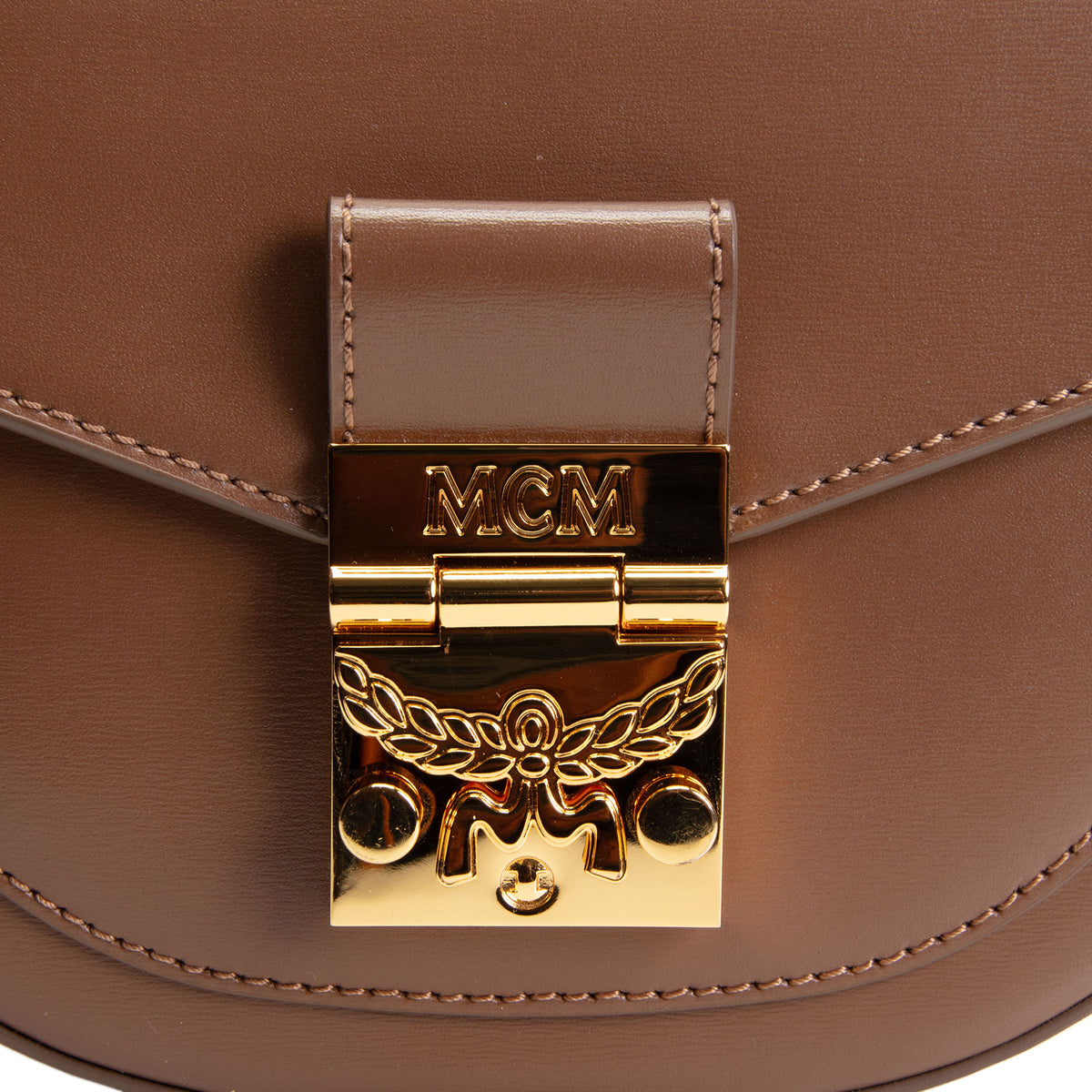 MCM Leather Patricia Crossbody - Brown