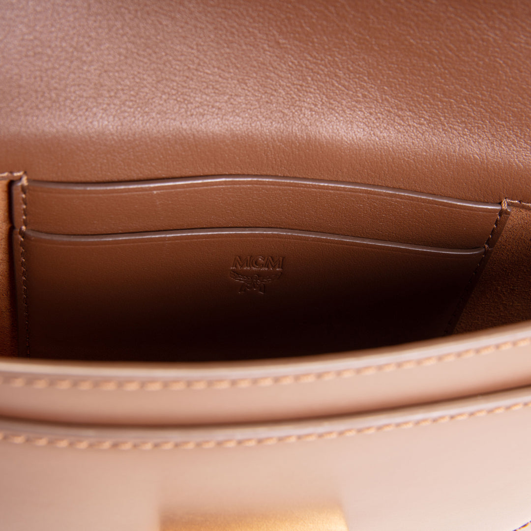 MCM Leather Patricia Crossbody - Brown