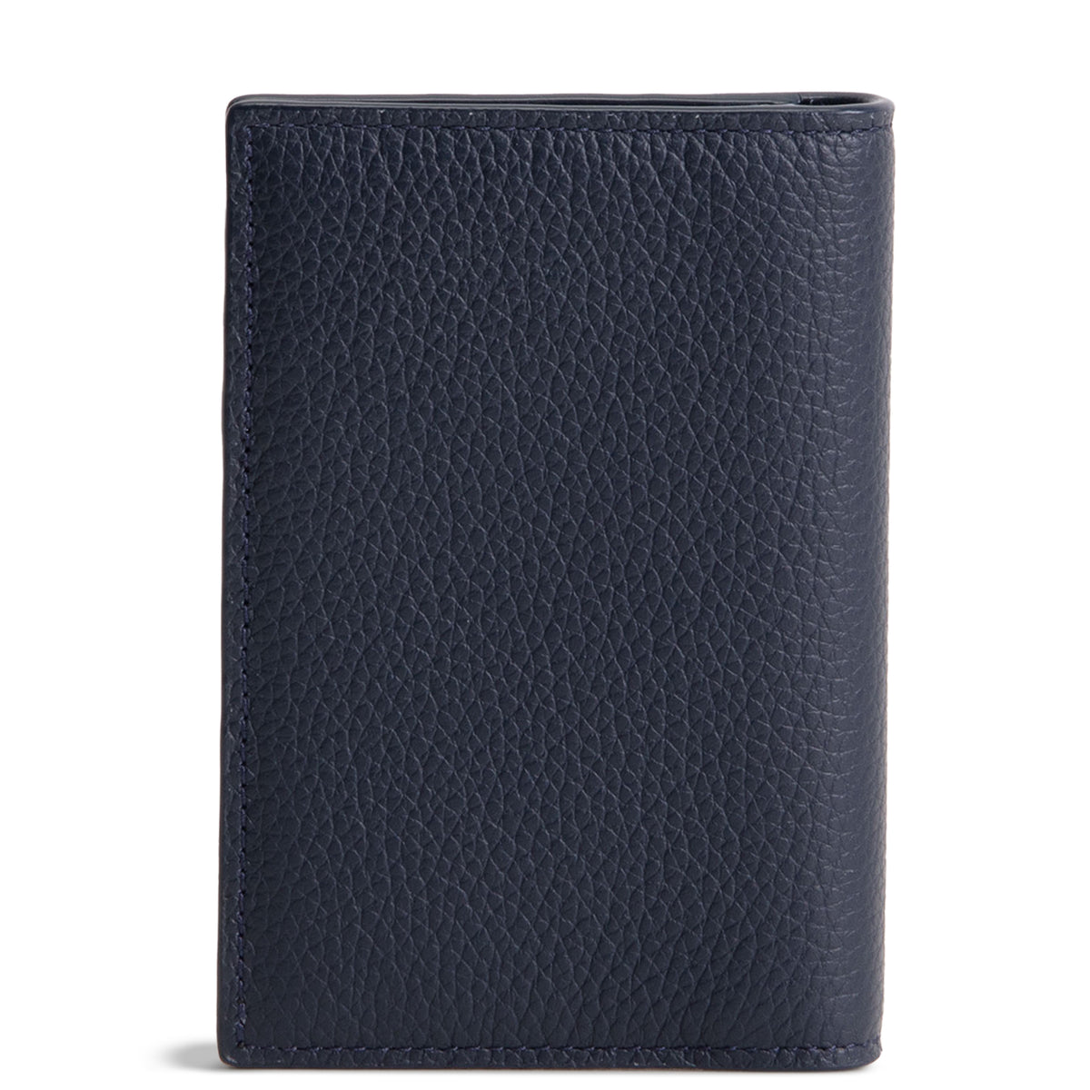 DIOR Leather Card Holder - Navy