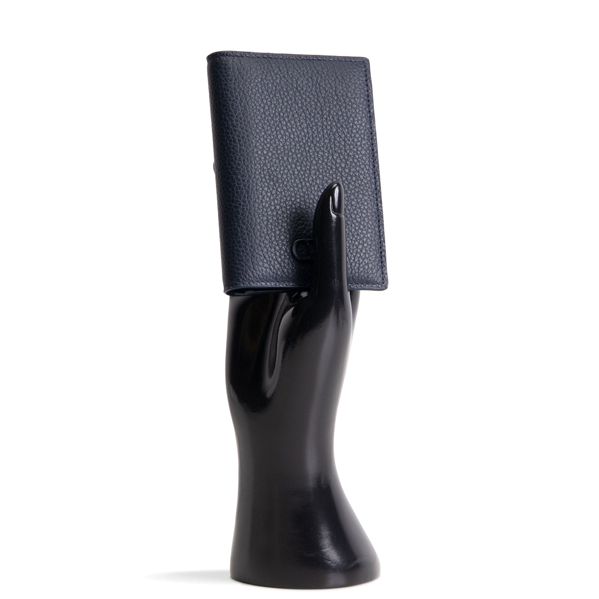 DIOR Leather Card Holder - Navy
