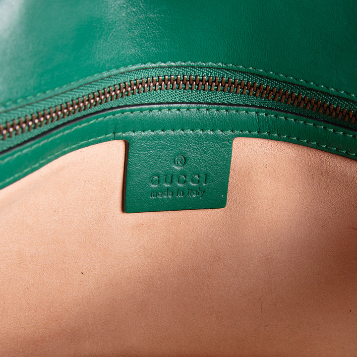 GUCCI GG Marmont Small Shoulder Bag - Green