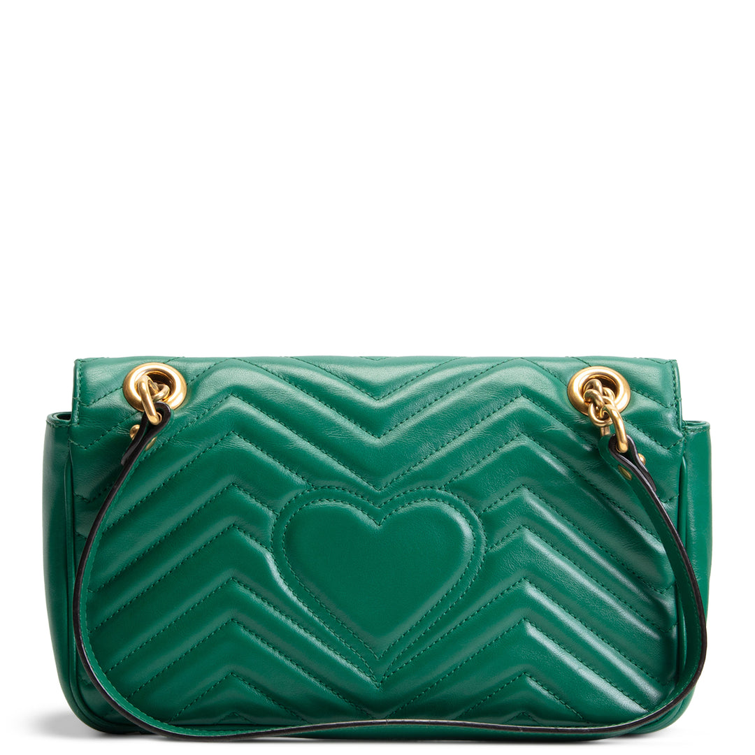 GUCCI GG Marmont Small Shoulder Bag - Green