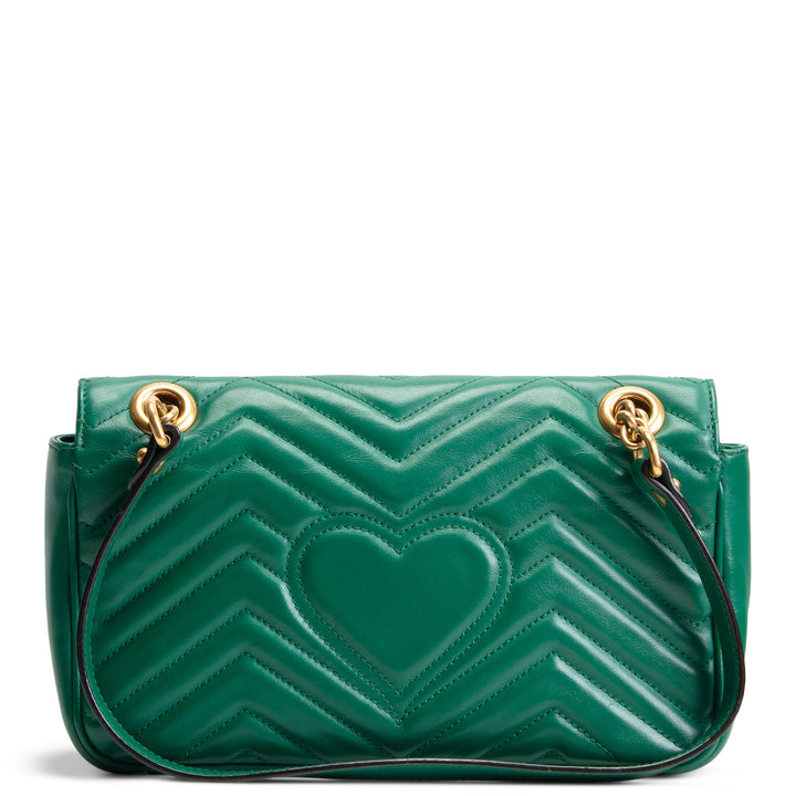 GUCCI GG Marmont Small Shoulder Bag - Green