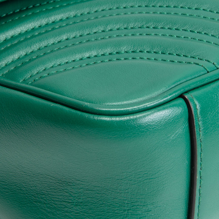 GUCCI GG Marmont Small Shoulder Bag - Green