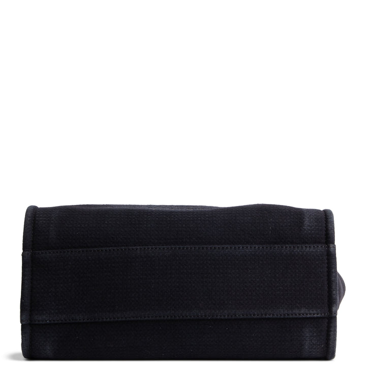 CHANEL Small Canvas Deauville Tote - Black
