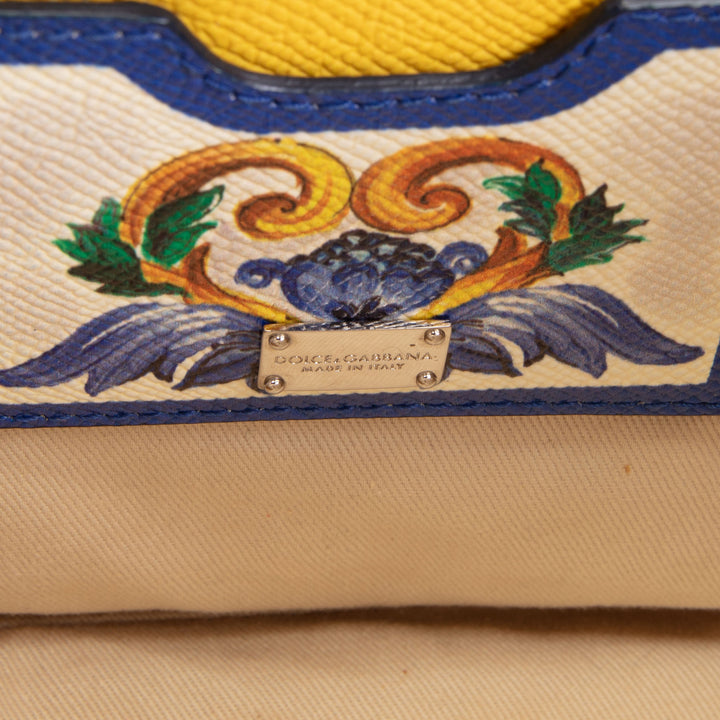 DOLCE & GABBANA Majolica Sicily Shopper Tote