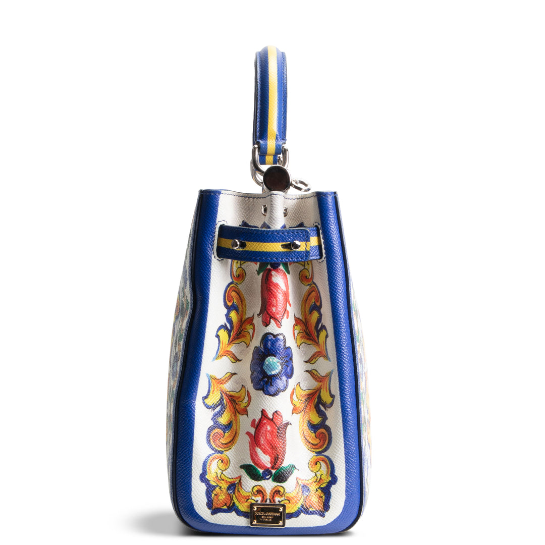 DOLCE & GABBANA Majolica Sicily Shopper Tote