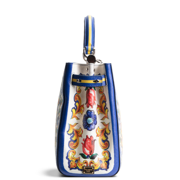 DOLCE & GABBANA Majolica Sicily Shopper Tote