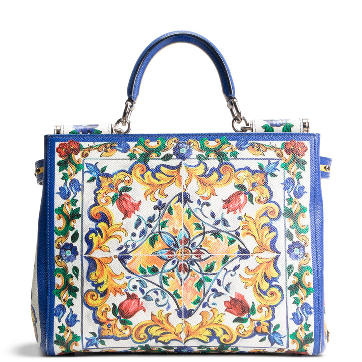 DOLCE & GABBANA Majolica Sicily Shopper Tote