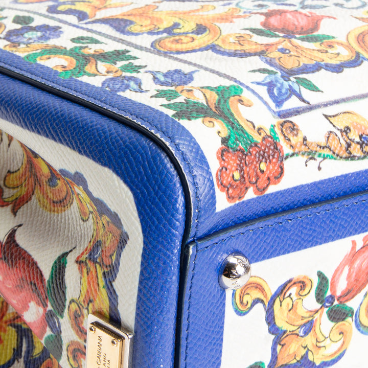 DOLCE & GABBANA Majolica Sicily Shopper Tote