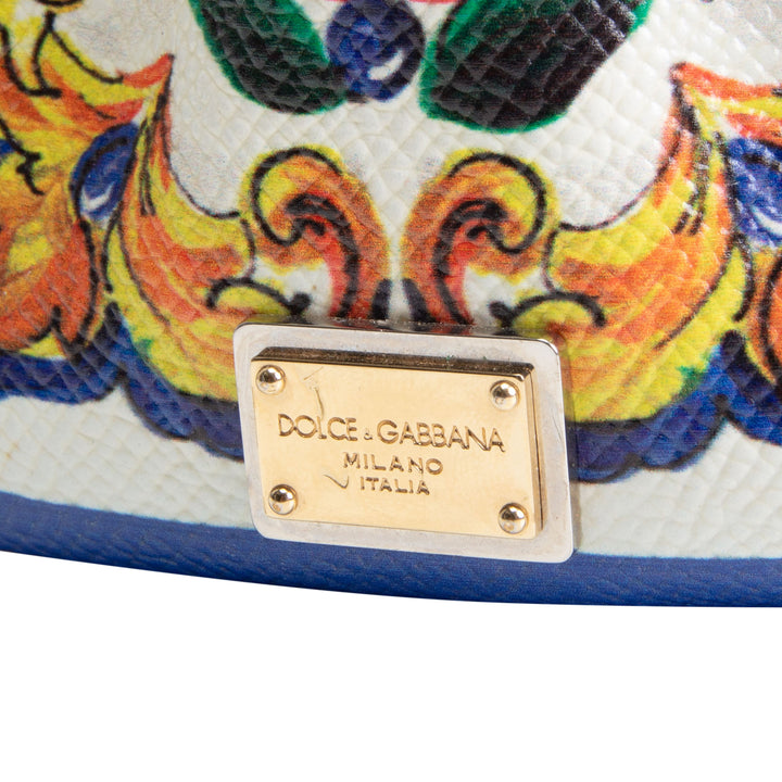 DOLCE & GABBANA Majolica Sicily Shopper Tote