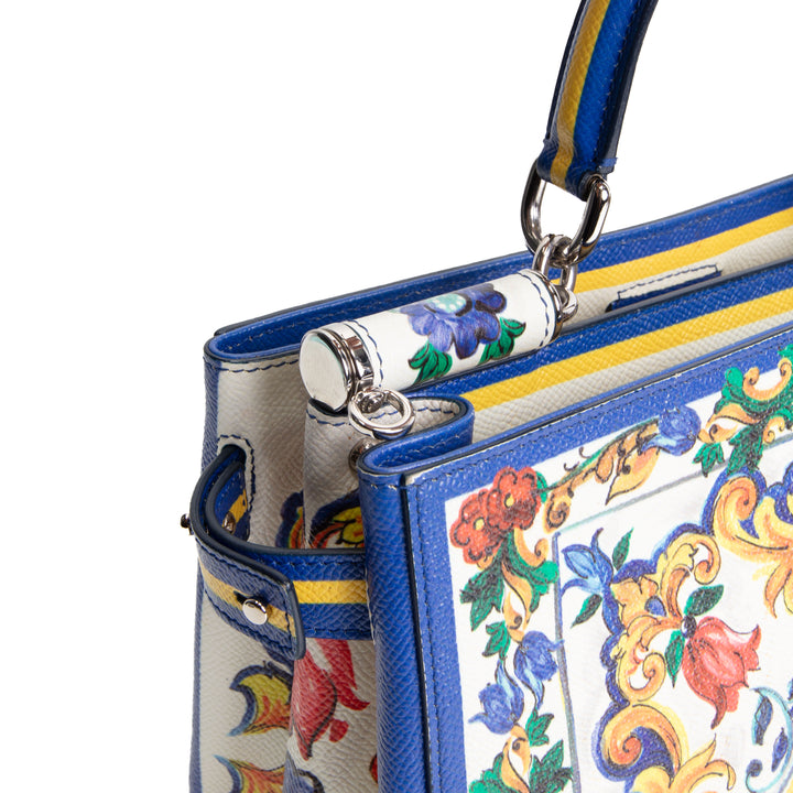 DOLCE & GABBANA Majolica Sicily Shopper Tote