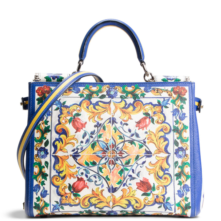 DOLCE & GABBANA Majolica Sicily Shopper Tote