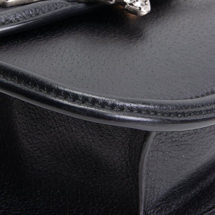 GUCCI Web Crystal Butterfly Stripe Small Totem Bag