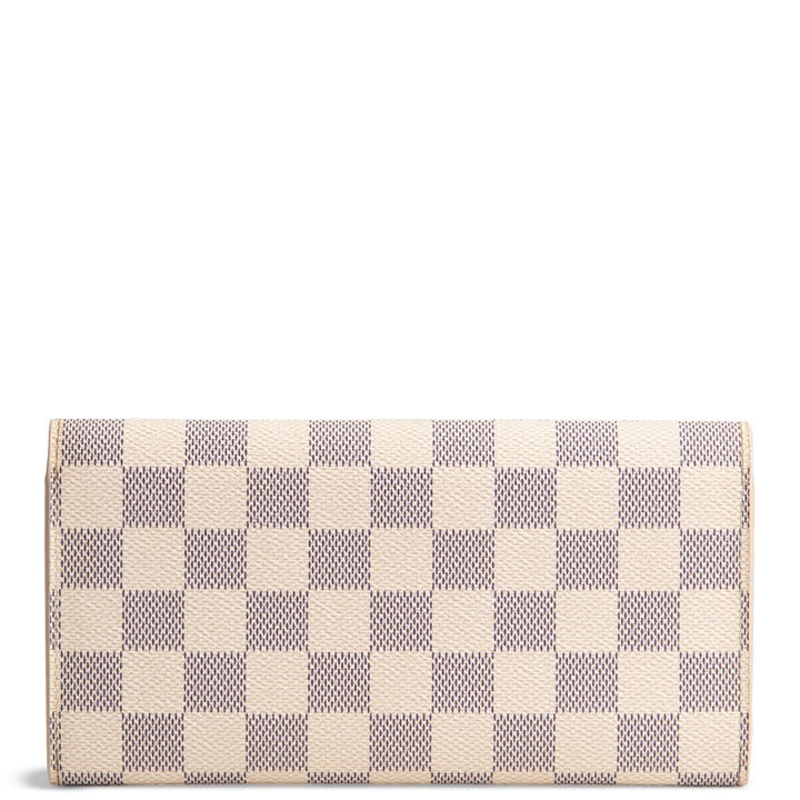 LOUIS VUITTON Damier Azur Emilie Wallet