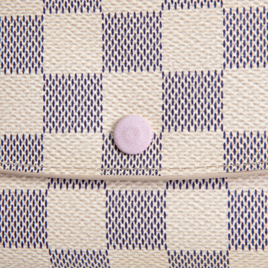 LOUIS VUITTON Damier Azur Emilie Wallet