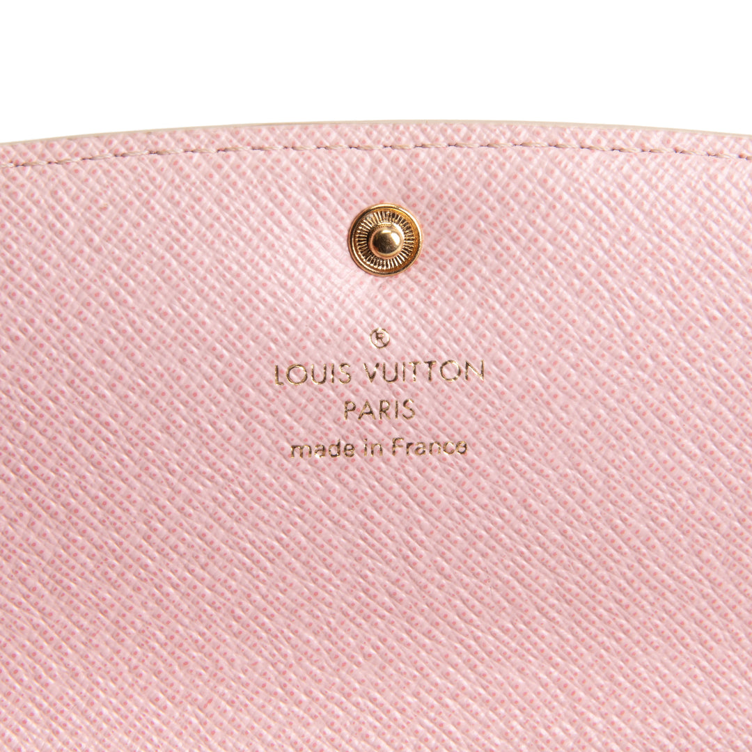 LOUIS VUITTON Damier Azur Emilie Wallet