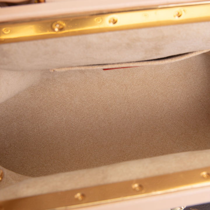 LOUIS VUITTON Top Handle Frame Clutch Bag