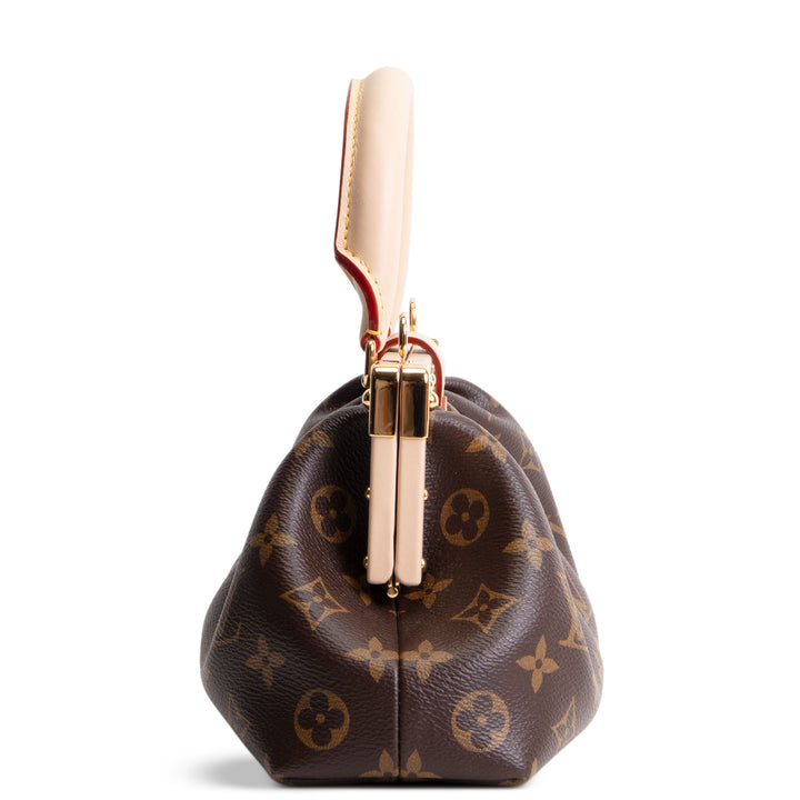 LOUIS VUITTON Top Handle Frame Clutch Bag