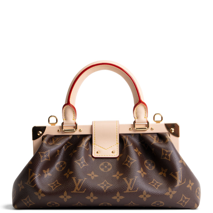 LOUIS VUITTON Top Handle Frame Clutch Bag