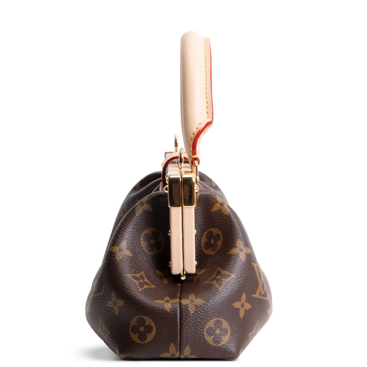 LOUIS VUITTON Top Handle Frame Clutch Bag