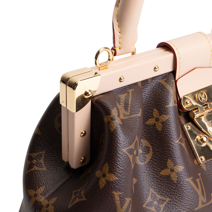 LOUIS VUITTON Top Handle Frame Clutch Bag