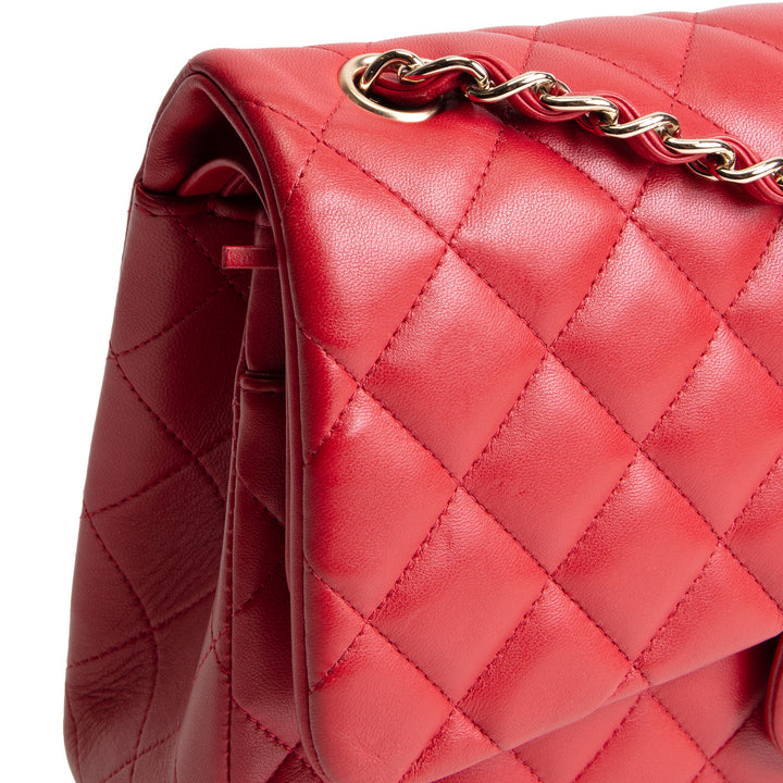 CHANEL Lambskin Classic Jumbo Double Flap