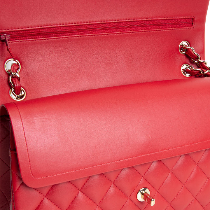 CHANEL Lambskin Classic Jumbo Double Flap