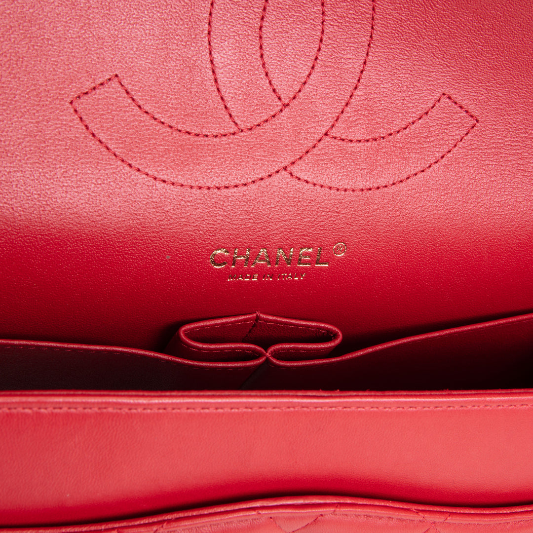 CHANEL Lambskin Classic Jumbo Double Flap