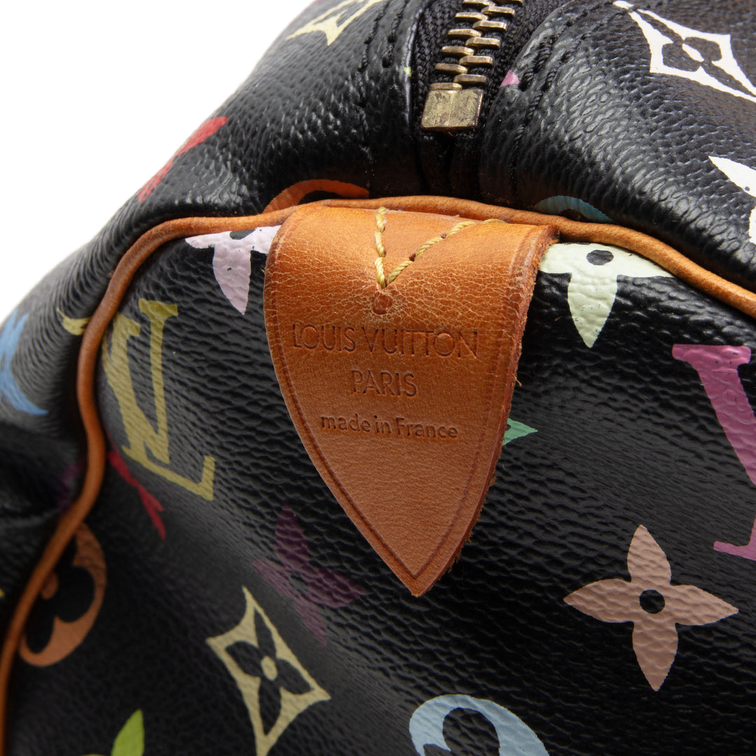 LOUIS VUITTON Monogram Multicolore Speedy 30 - Black