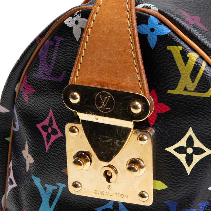 LOUIS VUITTON Monogram Multicolore Speedy 30 - Black