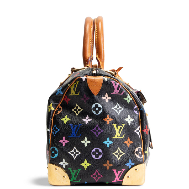 LOUIS VUITTON Monogram Multicolore Speedy 30 - Black