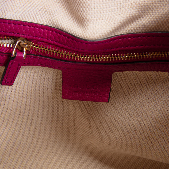 GUCCI Small Soho Shoulder Bag - Magenta