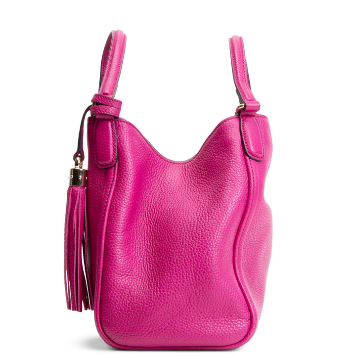 GUCCI Small Soho Shoulder Bag - Magenta