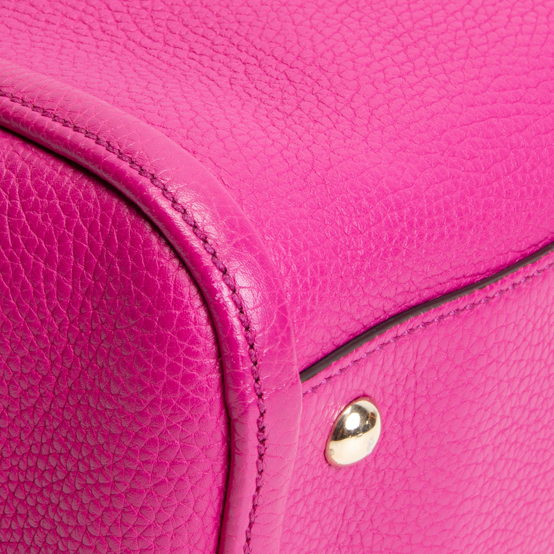 GUCCI Small Soho Shoulder Bag - Magenta