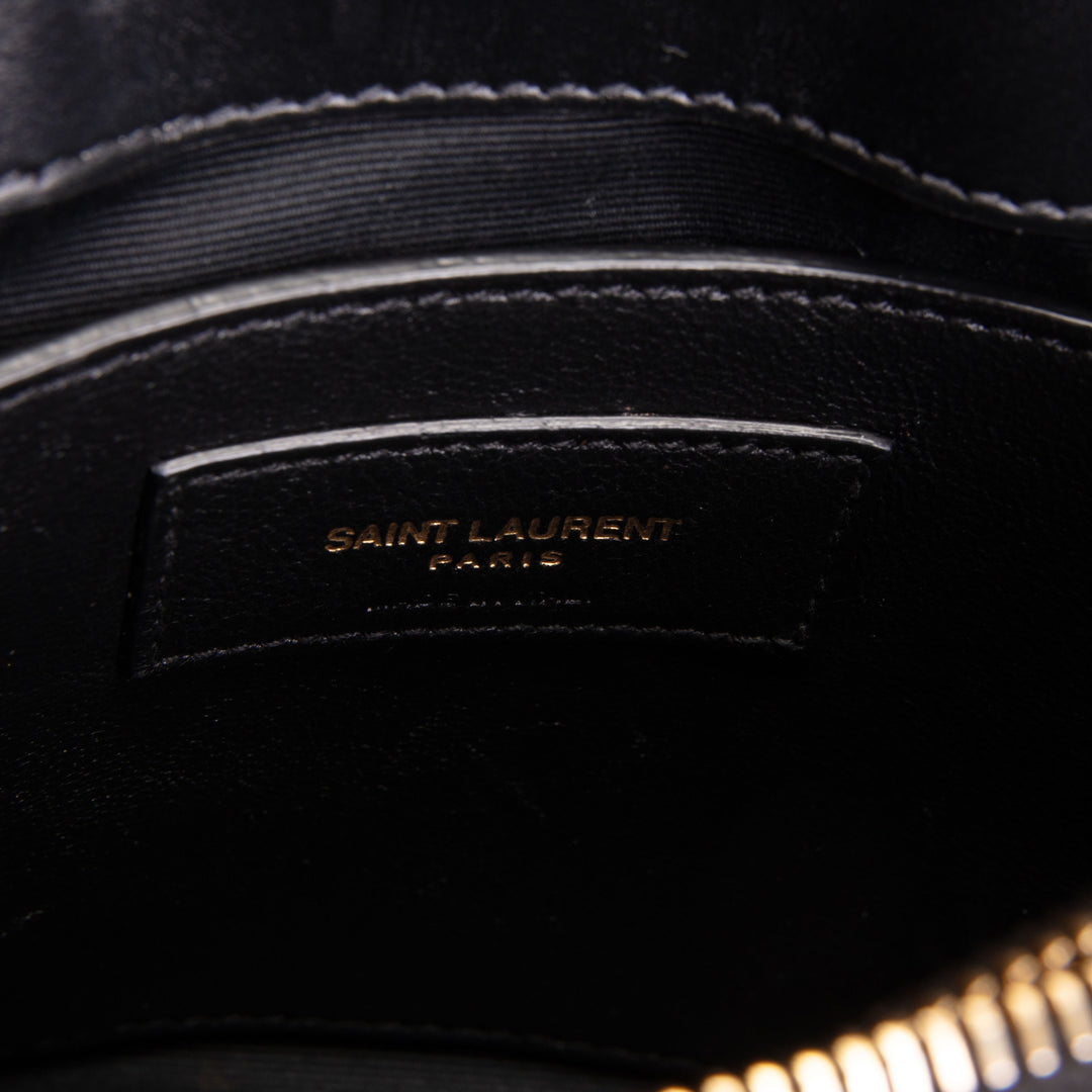 SAINT LAURENT Small Loulou Shoulder Bag - Black - OUTLET FINAL SALE