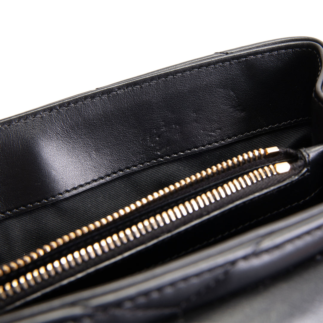 SAINT LAURENT Small Loulou Shoulder Bag - Black - OUTLET FINAL SALE