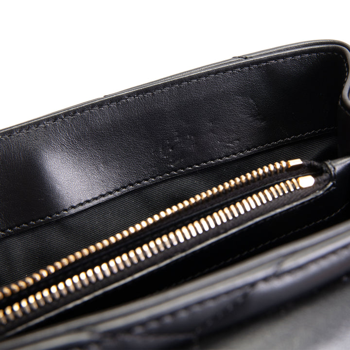 SAINT LAURENT Small Loulou Shoulder Bag - Black - OUTLET FINAL SALE